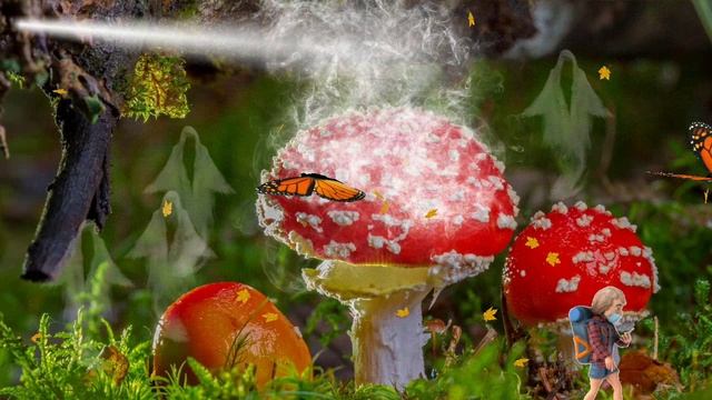 ФУТАЖ  ВОЛШЕБНО - СКАЗОЧНЫЙ ЛЕС