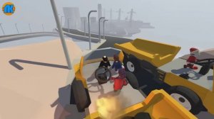 КАК НЕ ВРЕЗАТЬСЯ В ГРУЗОВИК С УГЛЁМ !!! МУЛЬТИК в Human Fall Flat !!!