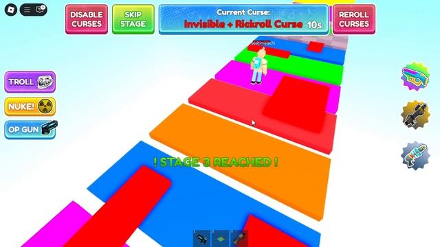 СЛУЧАЙНЫЕ ПРОКЛЯТИЯ В ОББИ! Roblox Obby But You're Cursed смотреть онлайн