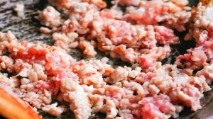 Макароны с говяжьим фаршем