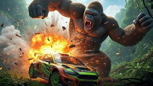 САМАЯ ОПАСНАЯ ГОНКА В МИРЕ: шокирующее появление Кинг-Конга