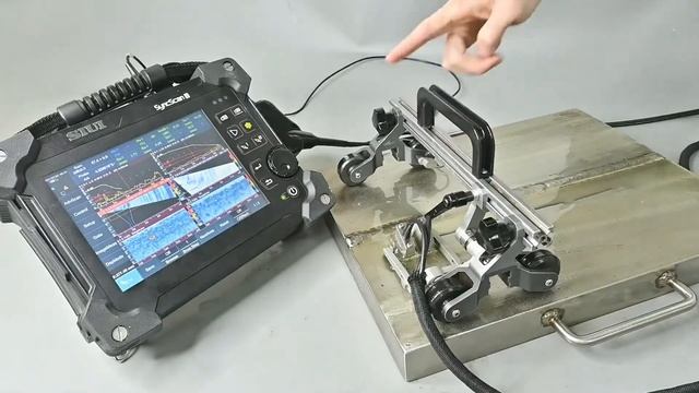 Dual Matrix Array Probe For Austenitic Plate Weld With Crawler TSE