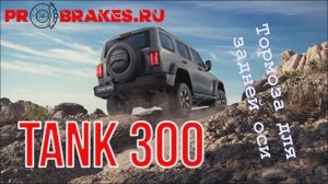 тормоза tank 300 для колес 17 задня ось