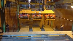 Замена изношенных захватов на автоматической линии садки кирпича компанией Абуко