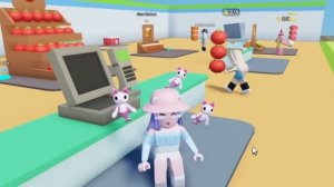 ЙОШИ РАБОТАЕТ НА МЕНЯ В МИНИ-МАРКЕТЕ! Roblox Mini Mart