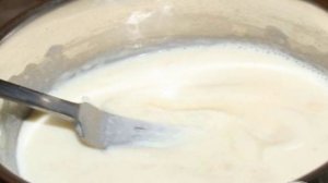 Молочный соус с петрушкой