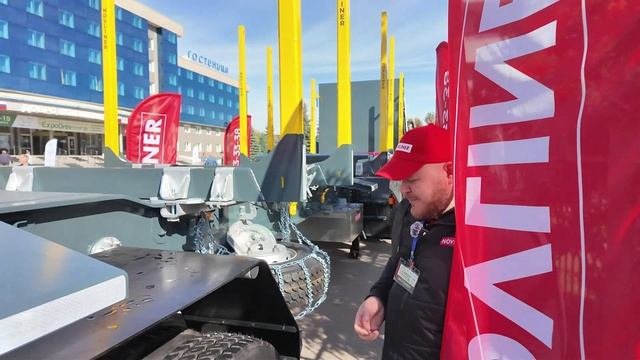 Обзор нового лесовозного полуприцепа NOVLINER на выставке в Красноярске