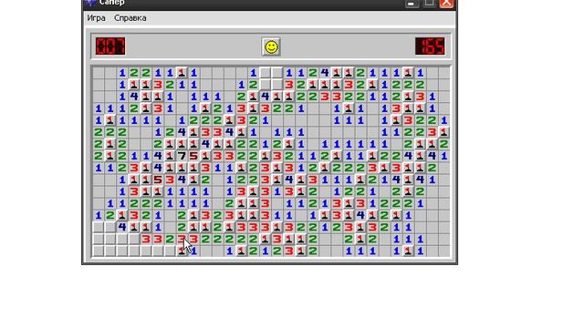 В игре Сапёр почему-то завис таймер, хотя сама игра не зависла. смотреть онлайн