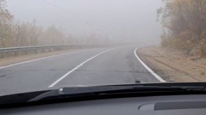 Поездка по осенней дороге