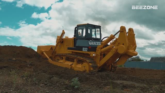 Обзор гусеничного бульдозер BEEZONE D32-5 ТЕХСЕРВИС