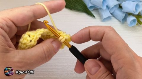 Узор крючком 45 #вязаниекрючком #узорыкрючком