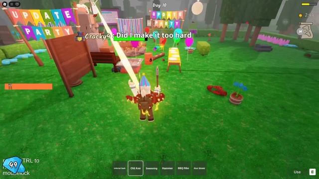 НОВЫЙ ВРАГ, ЕДА И УСКОРИТЕЛЬ НА ВЕЧЕРИНКЕ В ЛЕСУ! смотреть онлайн