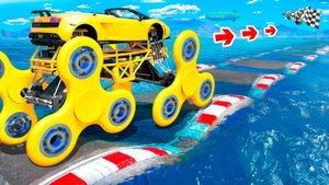 Как далеко тачка сможет проехать по водным кочкам в гта 5 ?