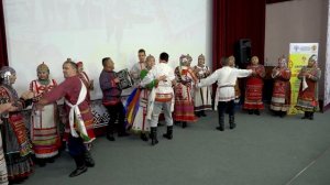 Чувашский народный фольклорный ансамбль «Уяв» на открытии «Знаки рода», 1 часть.