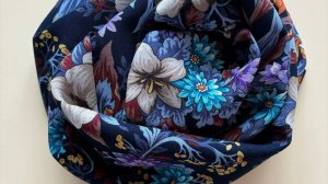 Снуд из павловопосадского платка «В садах земли  Нижегородской»