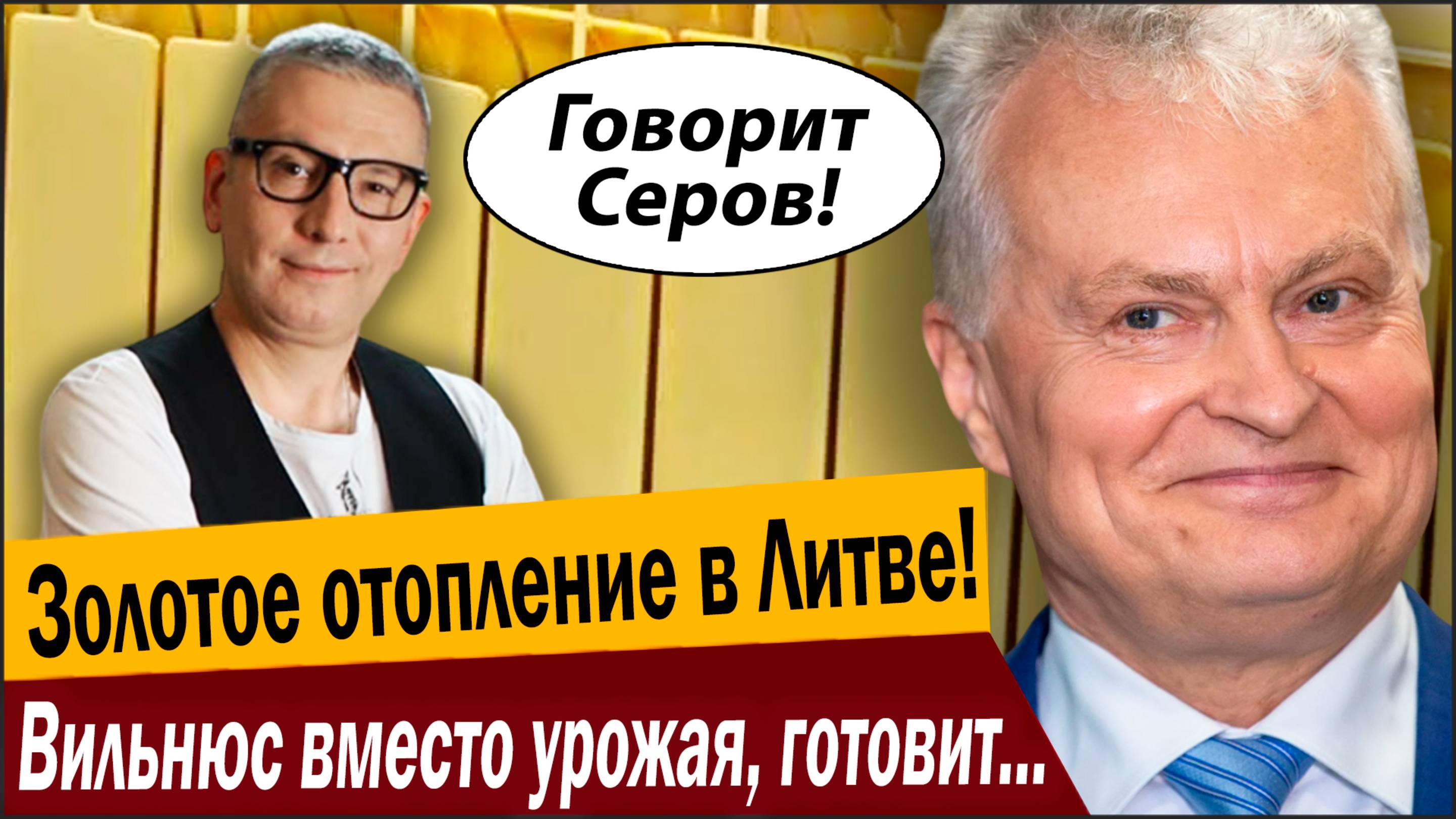 Золотое отопление в Литве! Вильнюс вместо урожая, готовит бункеры?