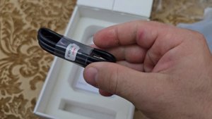 Термопринтер для наклеек/этикеток Niimbot B1 синий, беспроводной + рулон этикеток 50x30 мм