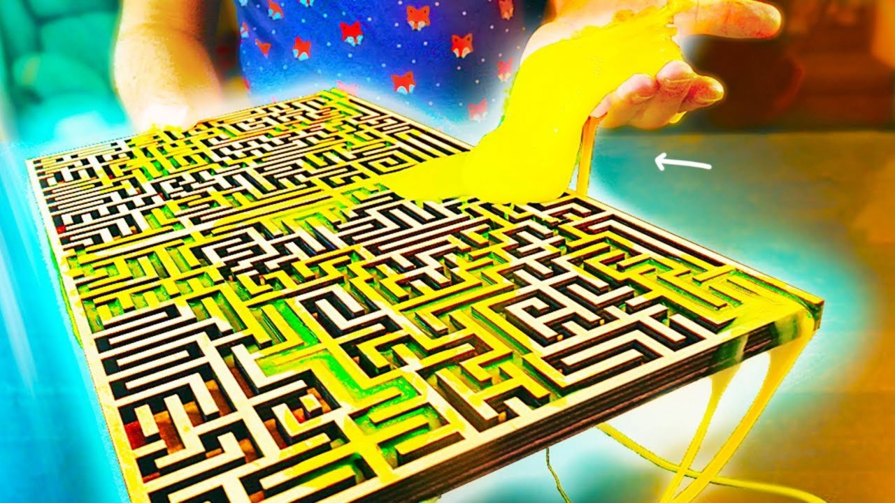 ЭТОТ СЛИЗЕНЬ УМНЕЕ ЧЕЛОВЕКА ПРОХОДИТ ЛАБИРИНТ смотреть онлайн