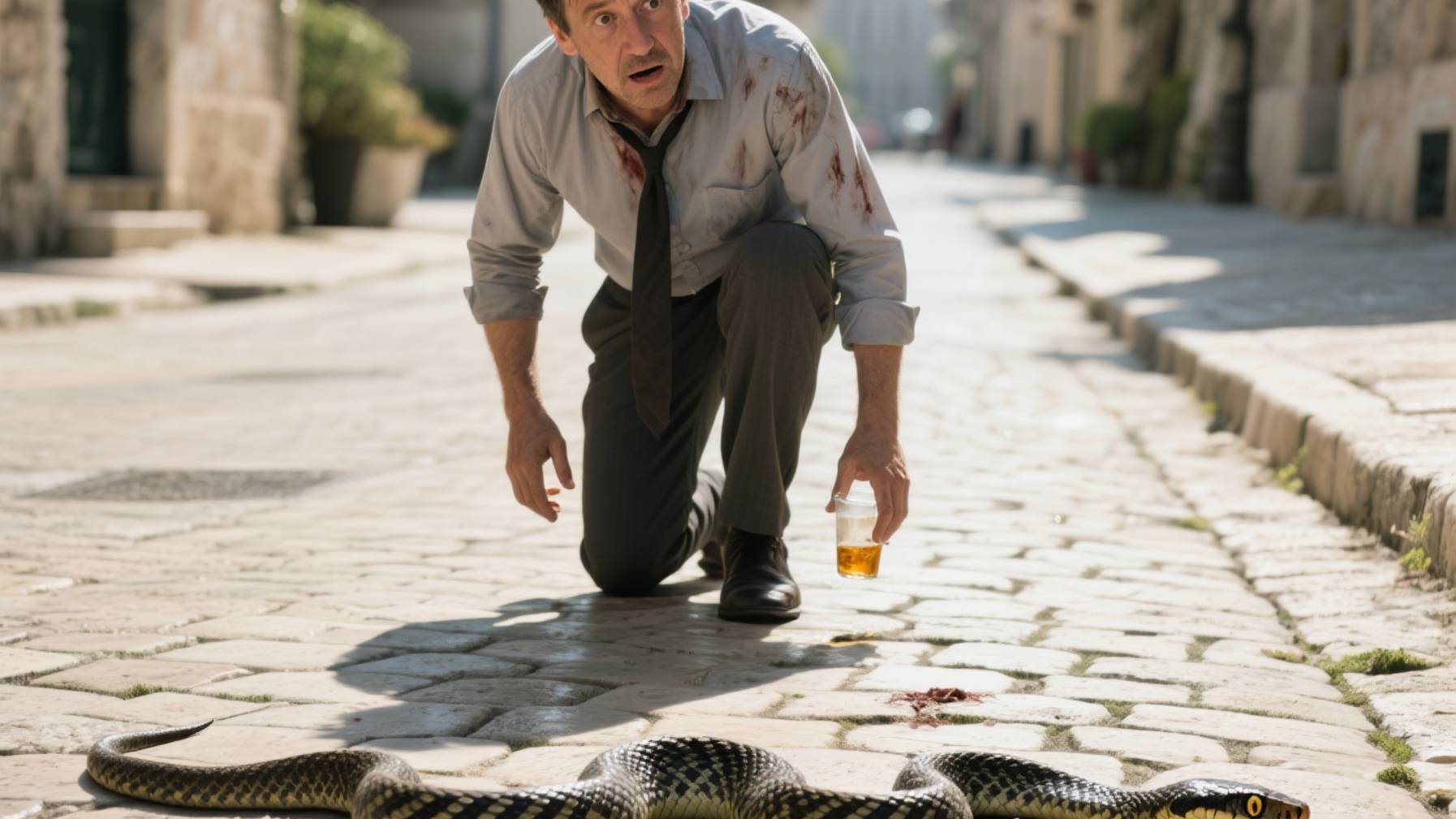 В Хорватии змея погибла после укуса нетрезвого мужчины смотреть онлайн