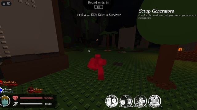 Forsaken Геймплей| Roblox Forsaken| Геймплей C00lkid и Heartbroken Shedletsky