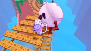 ОББИ НА ДВОИХ, НО ОДНА ИЗ НАС ШАР! Roblox Roll A Friend