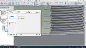 19.1 Коническая резьба 3D контуром