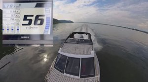 Ходовые испытания лодки Салют 585 НТ с мотором Yamaha 150 л.с. и стальным винтом 13 3/4 19