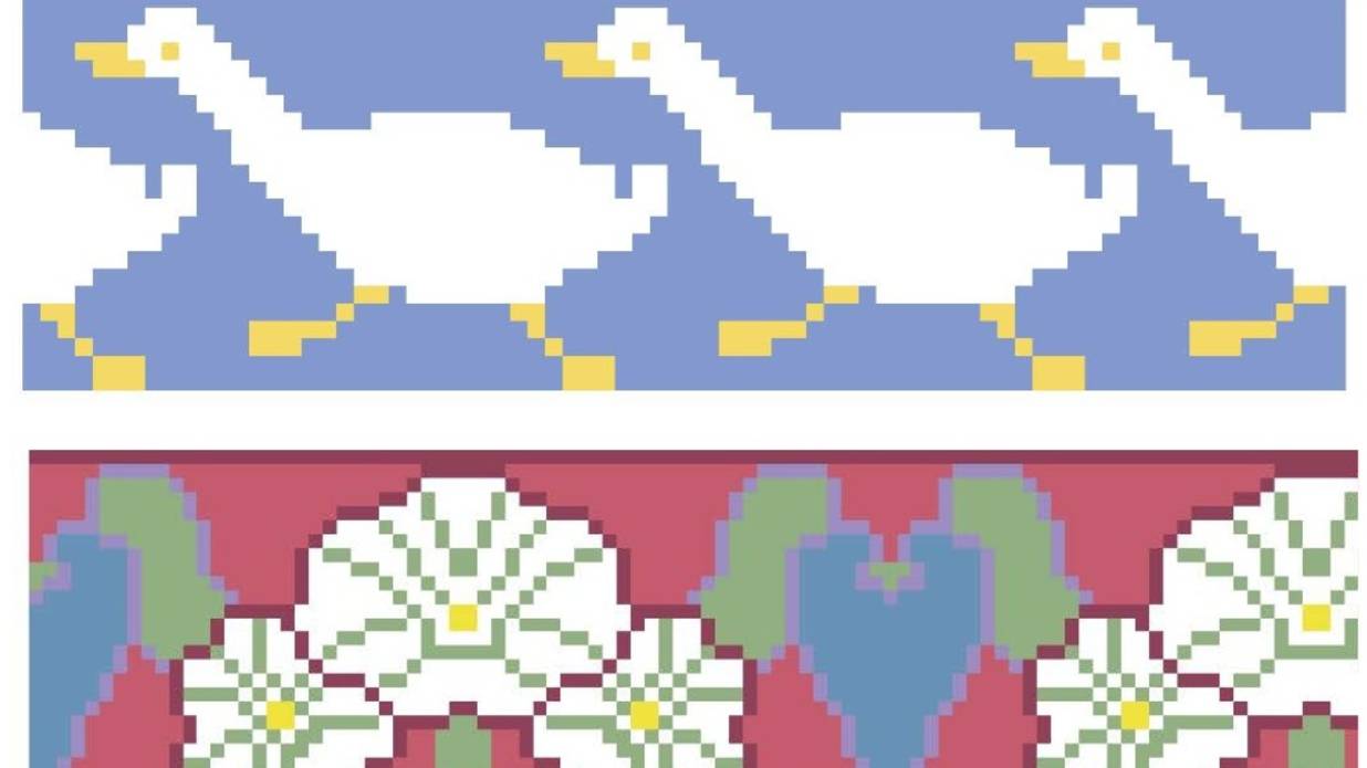 🕰️🧶Старинные СХЕМЫ Art Nouveau для вязания и рукоделия с историей. Подборка №166.🧶🕰️ смотреть онлайн