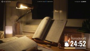 3 часа STUDY WITH ME | Calm Piano 🎹, Rain Sounds 🌧️| Pomodoro 50-10 | Late night🌙🌸