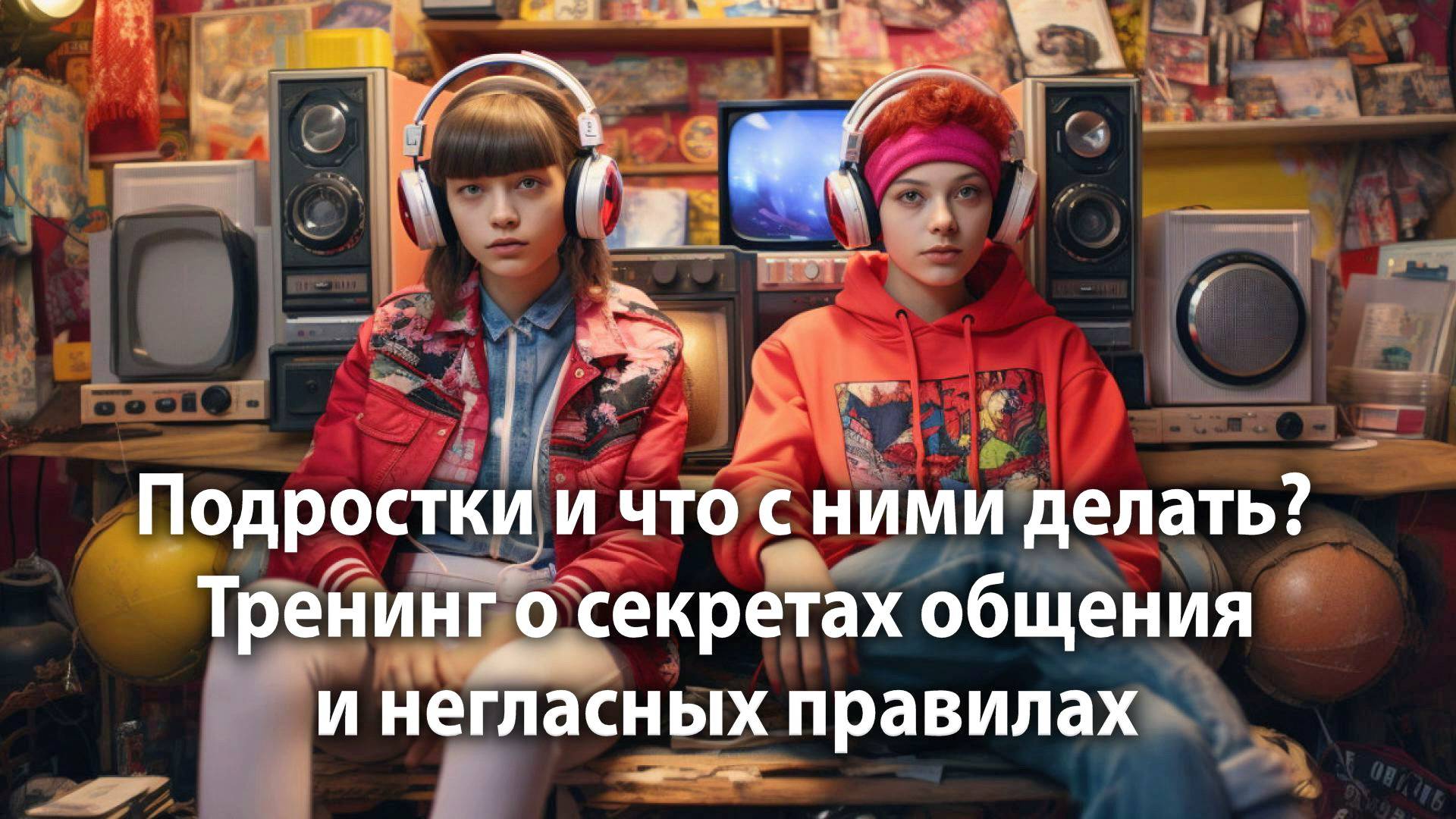Подростки и что с ними делать? Тренинг о секретах общения и негласных правилах