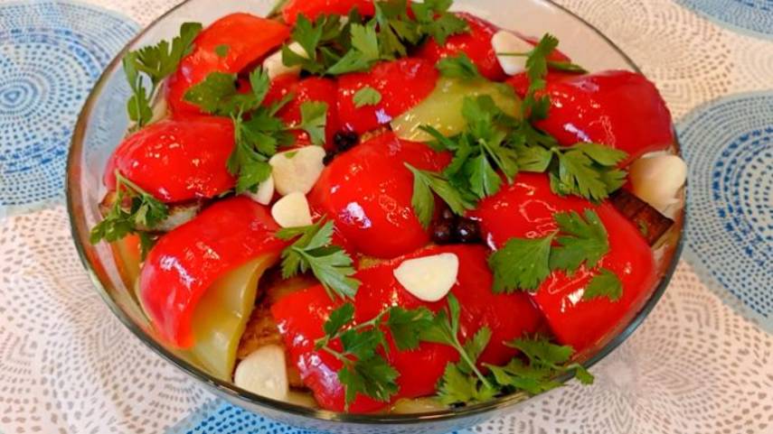 Шикарная ЗАКУСКА из БАКЛАЖАНОВ и ПЕРЦА