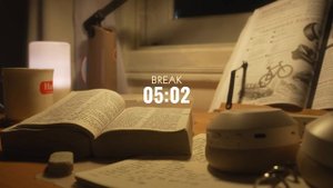 2 часа STUDY WITH ME | Ambient ver.🌿, Rain Sounds 🌧️| Pomodoro 50-10 | Late night🌙🌸