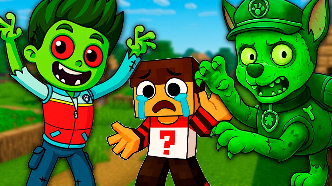 ТРОЛЛИНГ ЗЕРО ЗОМБИ ВИРУСОМ АПОКАЛИПСИС В МАЙНКРАФТ МУЛЬТИК ЩЕНЯЧИЙ ПАТРУЛЬ смотреть онлайн