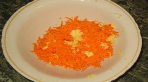Морковка с чесноком
