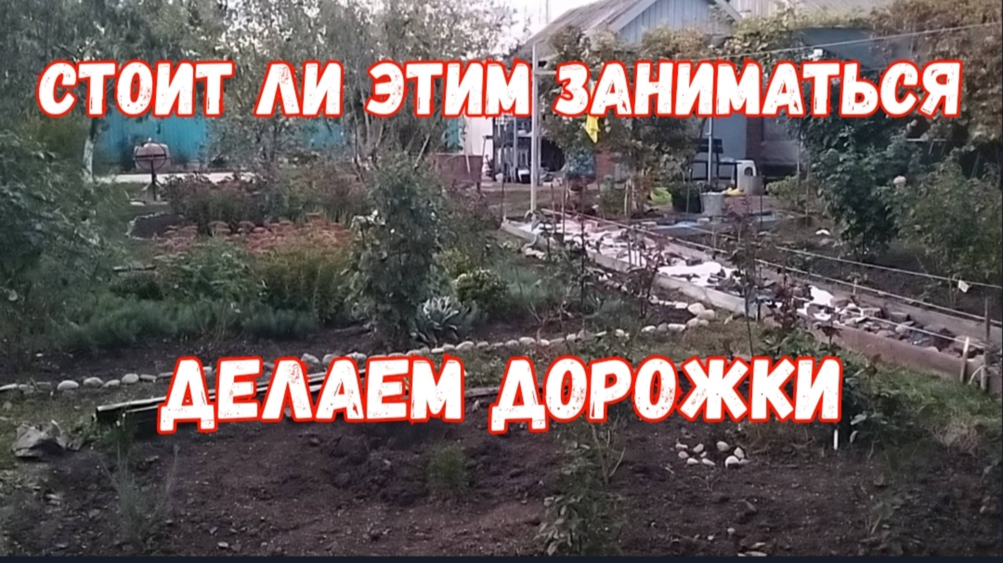 #99🌷Очень затратное дело/Бесплатные растишки/Начинаем делать дорожки