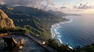 Relaxing Work Music ｜ Stay Focused with Ocean Mountain Views