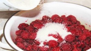 Малиновое варенье без варки