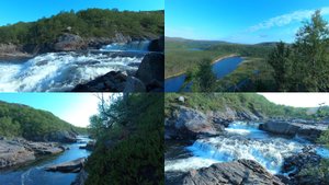 С Юга на Север — 33ч. Водопады реки Титовка в Мурманской области.