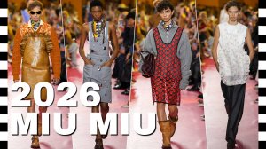 ✔️ MIU MIU (Миу Миу) коллекция весна-лето 2026 на Неделе моды в Париже: почему фартук — новый тренд