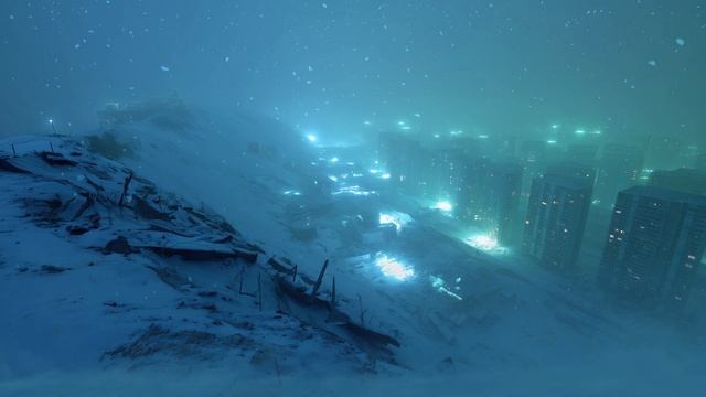 0103 - Dystopian Wasteland ｜ Blade Runner Dark Soothing Ambient ｜ Deep Focus & Relaxation-(1080p24)