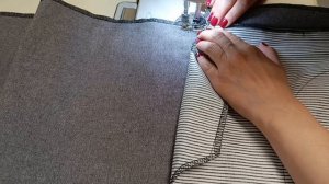 МК Пошив джинсовой юбки. Часть 10