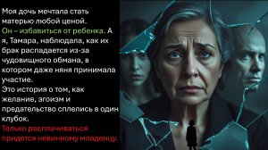 Она боролась за ребенка.