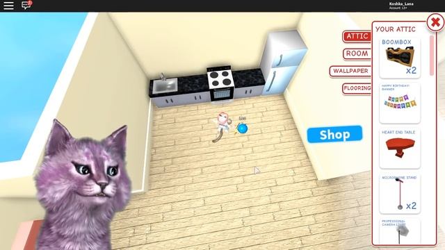 КУПИЛА И ОБУСТРОИЛА НОВУЮ КУХНЮ В МИП СИТИ в роблокс roblox meep city