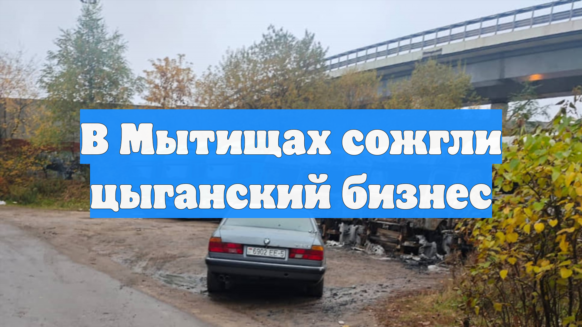 В Мытищах сожгли цыганский бизнес