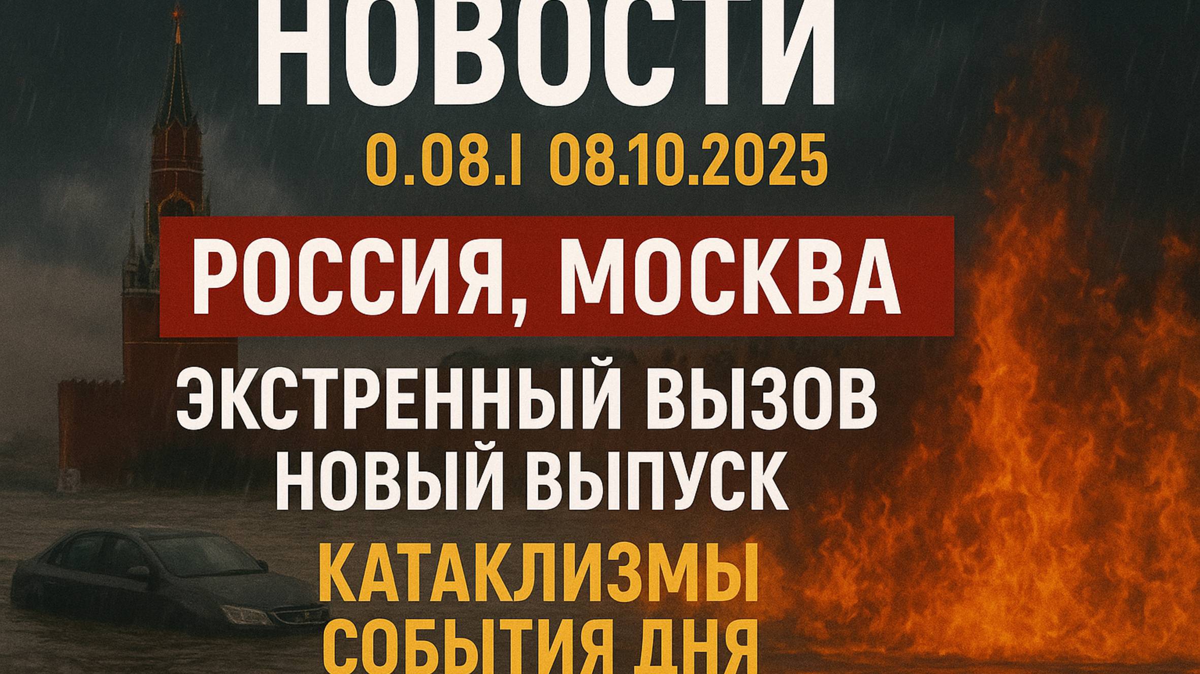 Новости Сегодня 08.10.2025 - Россия, Москва, Экстренный вызов новый выпуск, Катаклизмы, События Дня