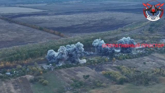 Прилет чугуния по Миколам из 43 бригады в Куриловке смотреть онлайн