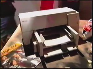 HP 540 printer promotional video featuring Multiple Sarcasm