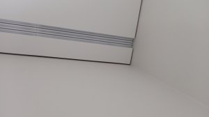 Теневой белый матовый потолок