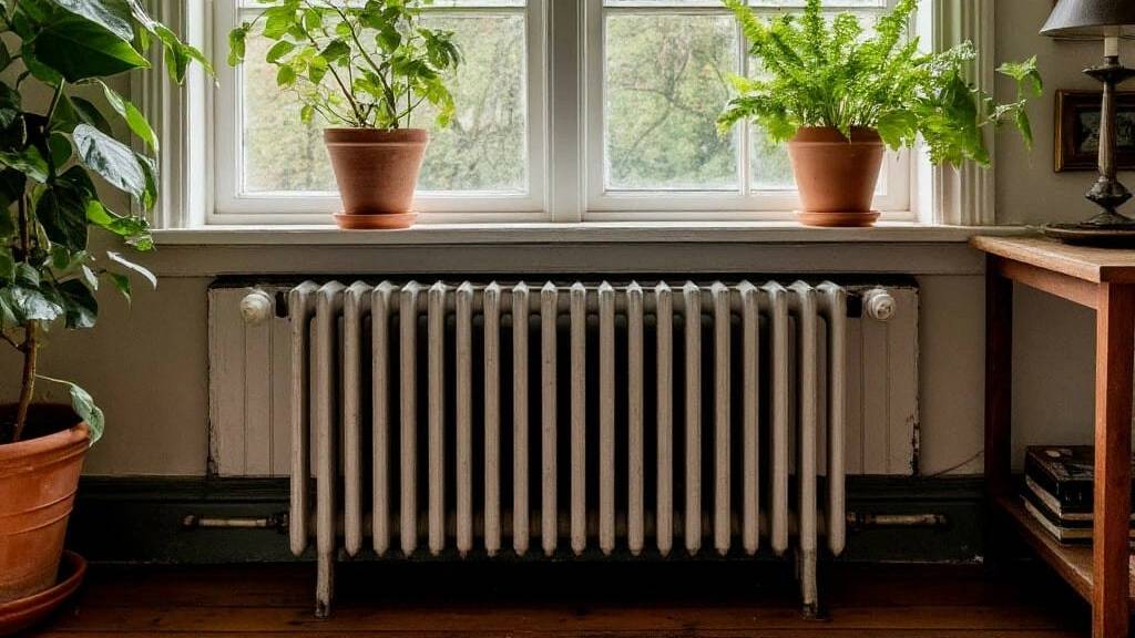 Очищаем и красим чугунные батареи отопления.