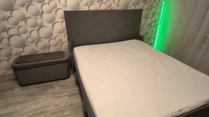 Кровать-трансформер Olissys с диваном CLASSIC и тканными фасадами - отличный выбор для студии.